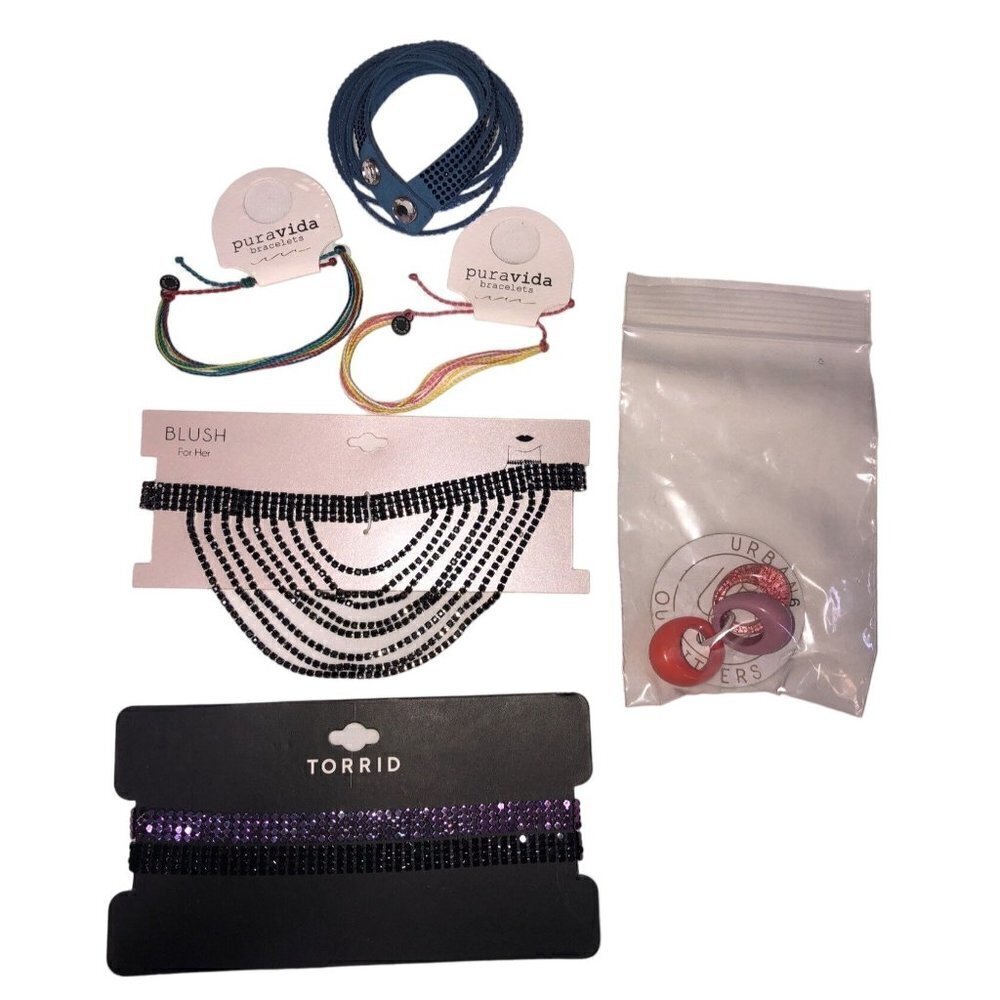 Mixed Lot Jewelry Stocking Stuffer Bundle Urban Outfitters Torrid Puravida NEW